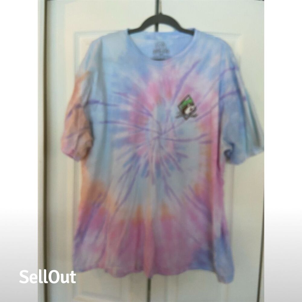 Buc-ee's No Worries Tie-Dye T-Shirt 3XL Multicolor Unisex Graphic Tee